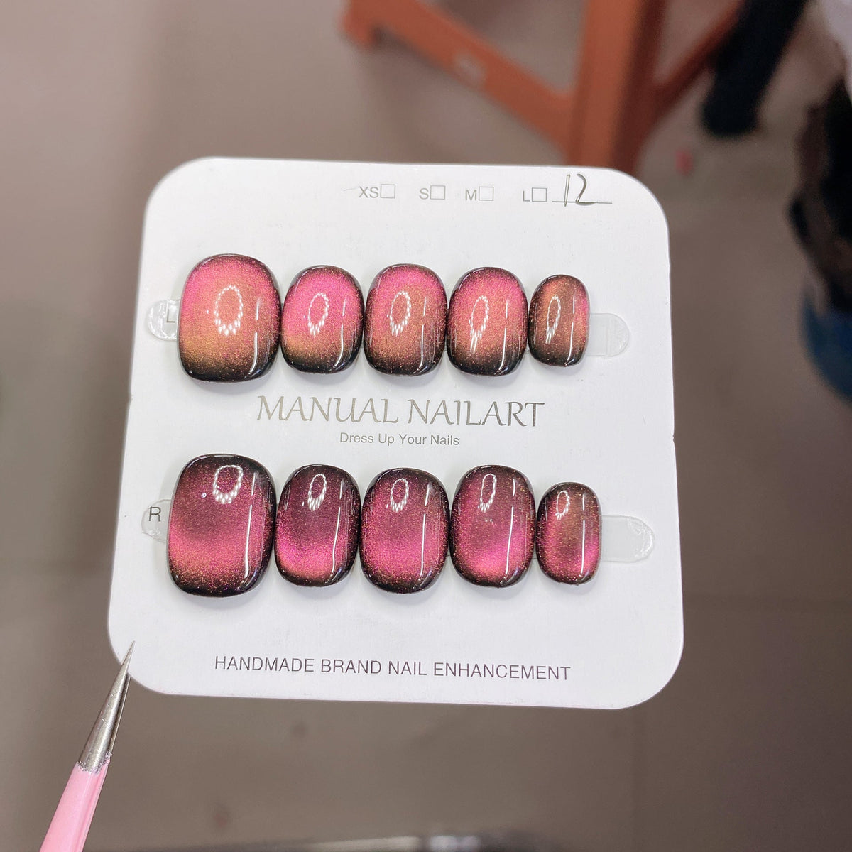 1026- Handmade press on nails fake nails removable