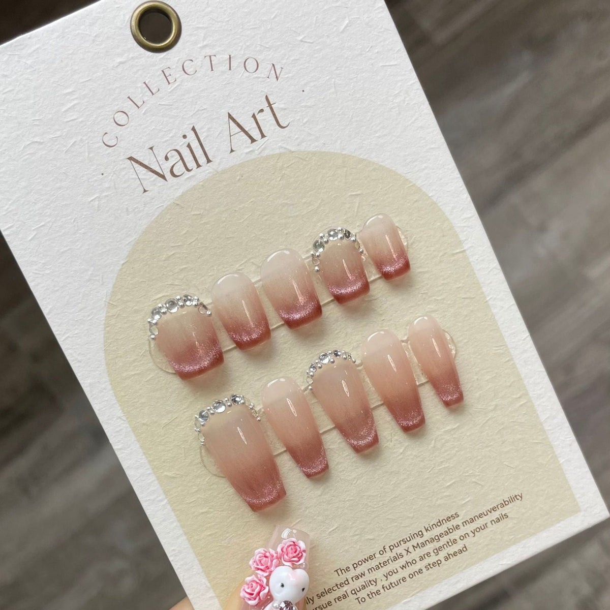 1024- Handmade press on nails fake nails removable