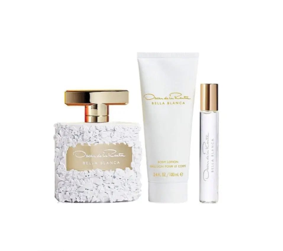 Oscar Bella Blanca By Oscar De La Renta 3pc Gift Set For Women