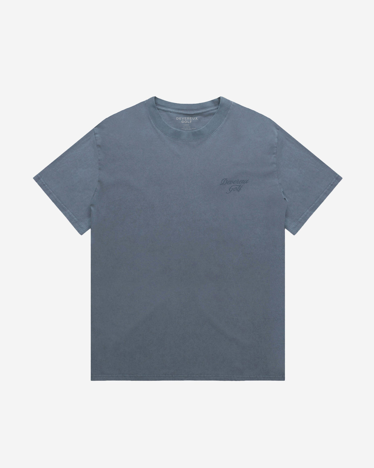 Faded Skull Caddie Tee - Faded Indigo