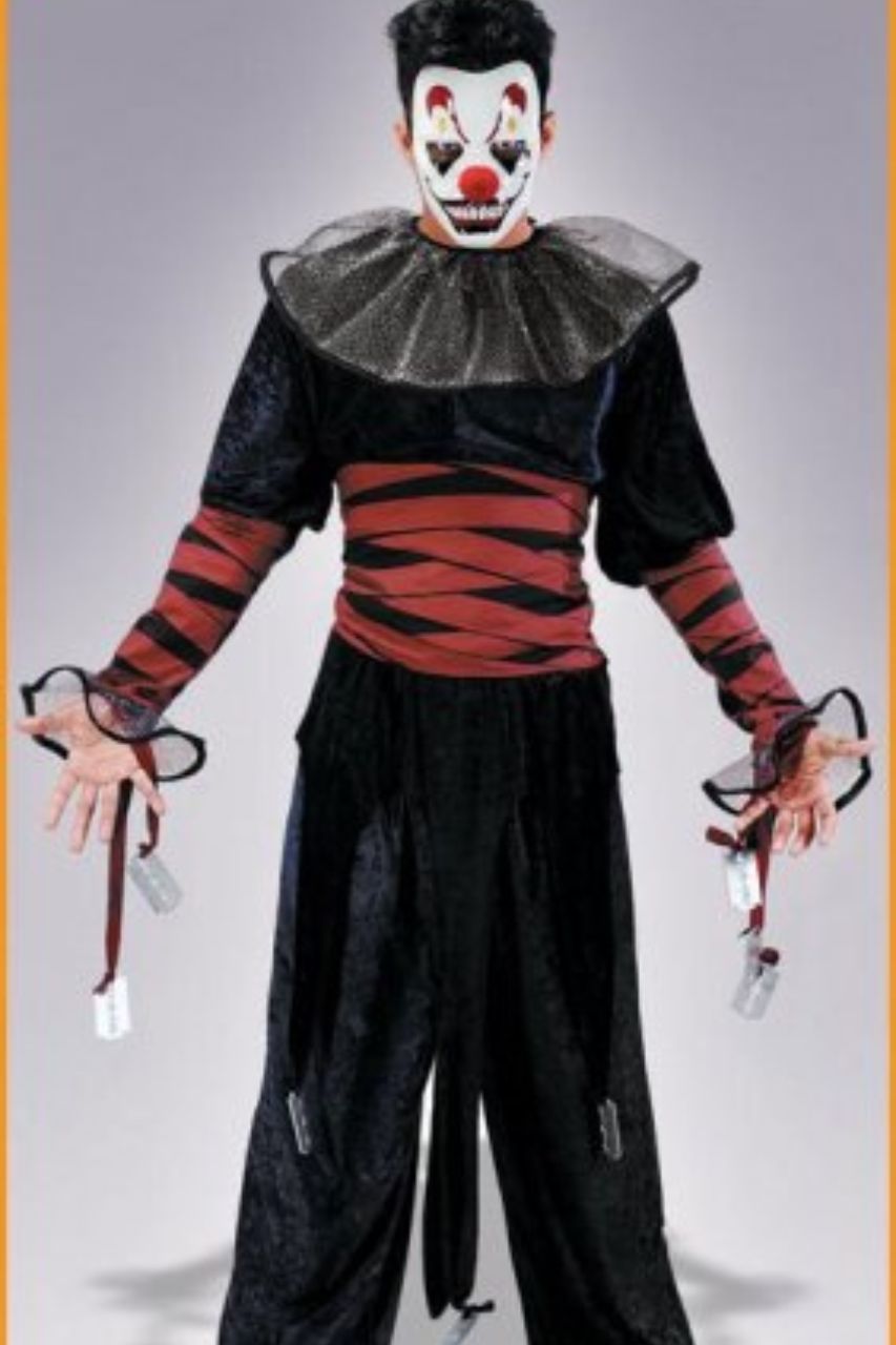 Insane Asylum Smiley The Clown Costume