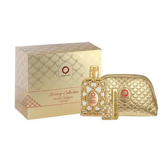Royal Amber By Orientica For Women (4pc Gift Set)