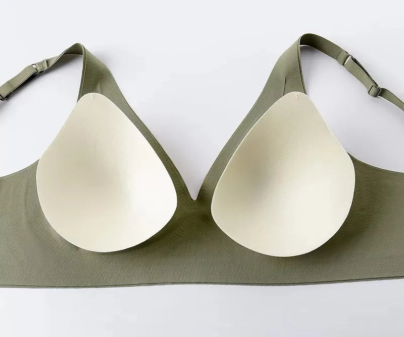 3Pcs/Set Seamless Bras Wire Free Brassiere Women Underwear Female Sexy Lingerie Plunge Underwear & Sleepwears Intimates
