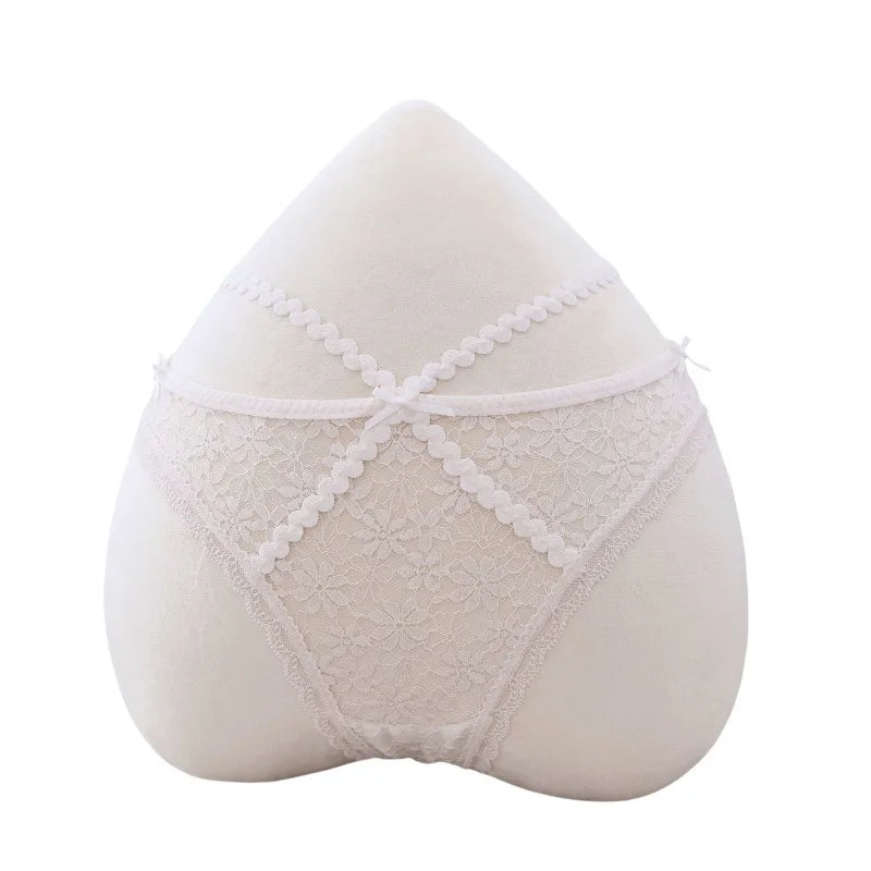 Sexy Lace Thong Double Strap Women&