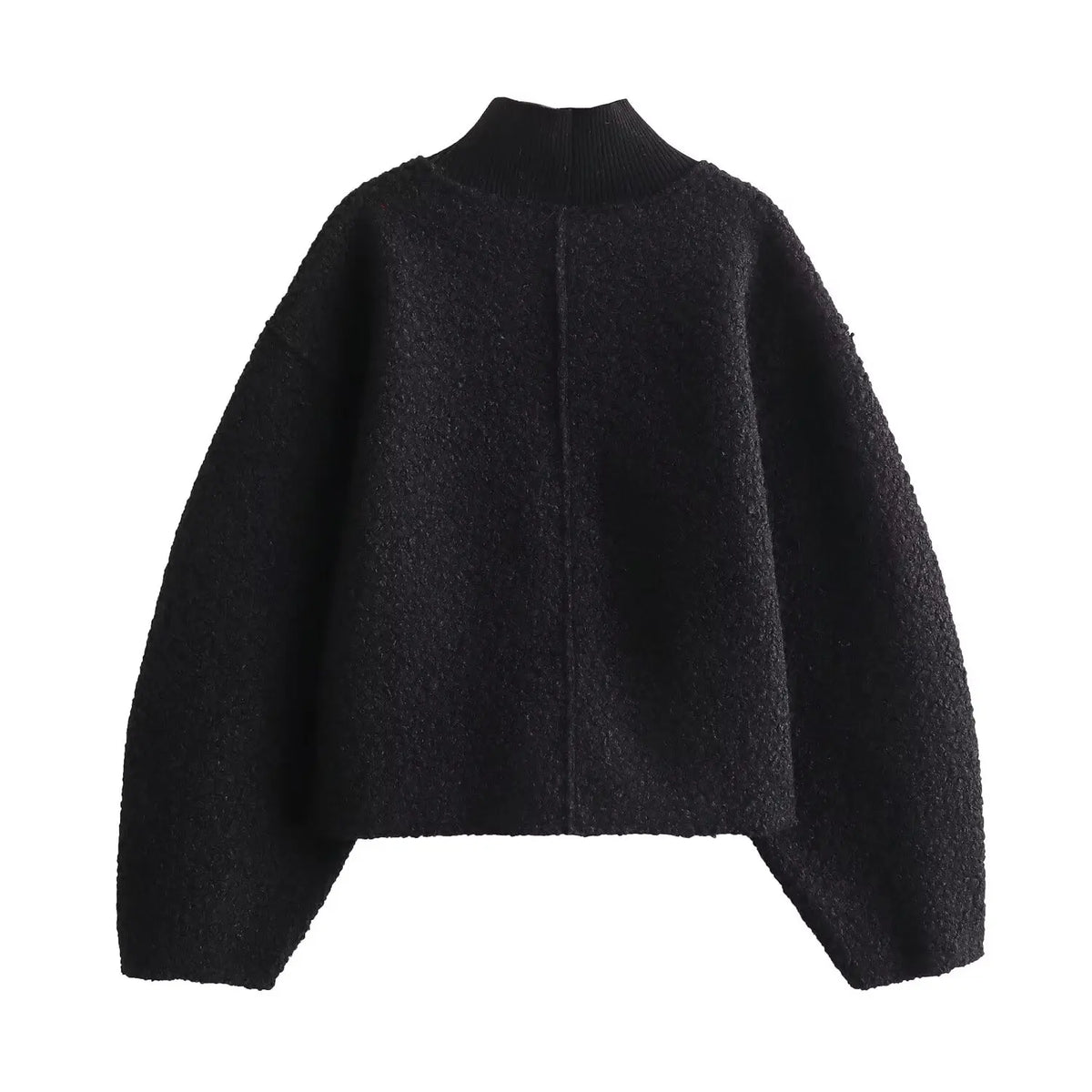 Foridol Turtleneck Fluffy Hoodie for Women Autumn Casual Loose Pullovers Female Basic Fashion Winter Women&