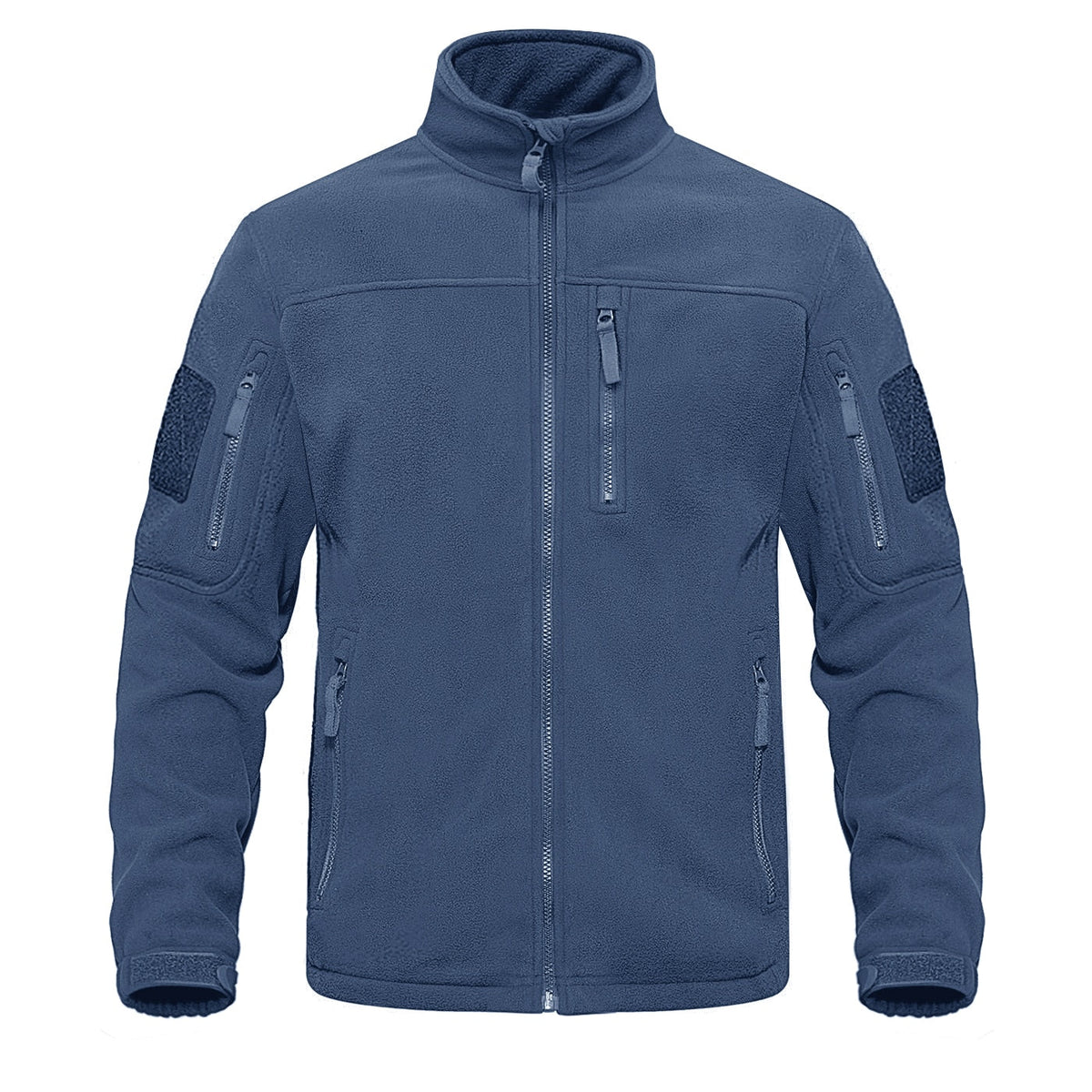 Full Zip Up Tactical Army Fleece Jacket Military Thermal Warm Outwear Windbreaker