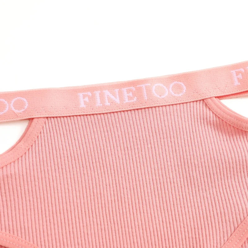 Cotton Double Letter Belt Briefs – Sexy & Comfortable Women&