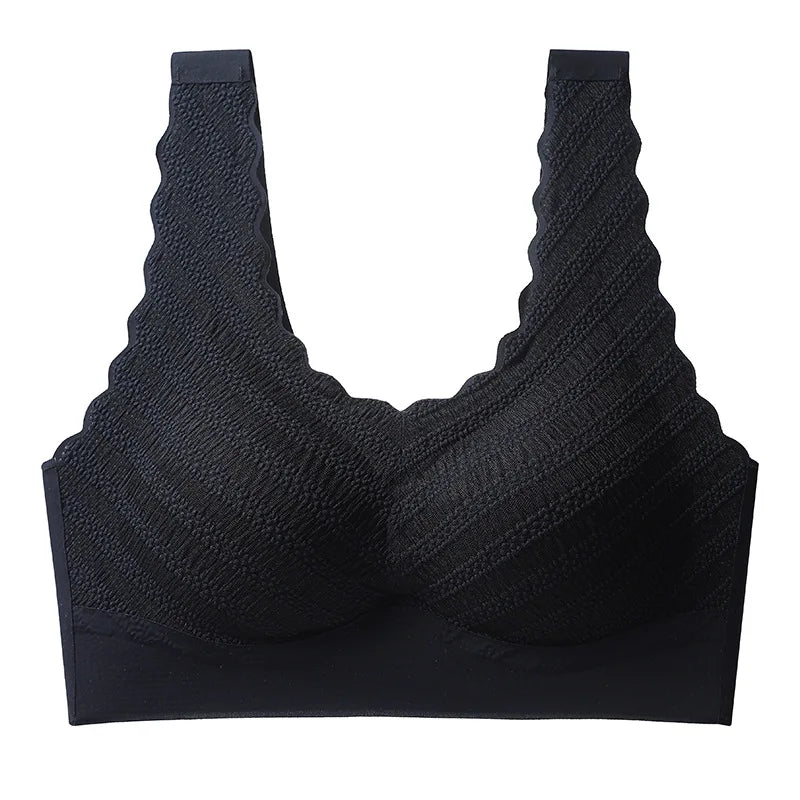 Women Wireless Bras Sports Tank Bra Sexy Lingerie Female Crop Top Soft Padded Wide Straps Brassiere Plus Size Intimates M-3XL