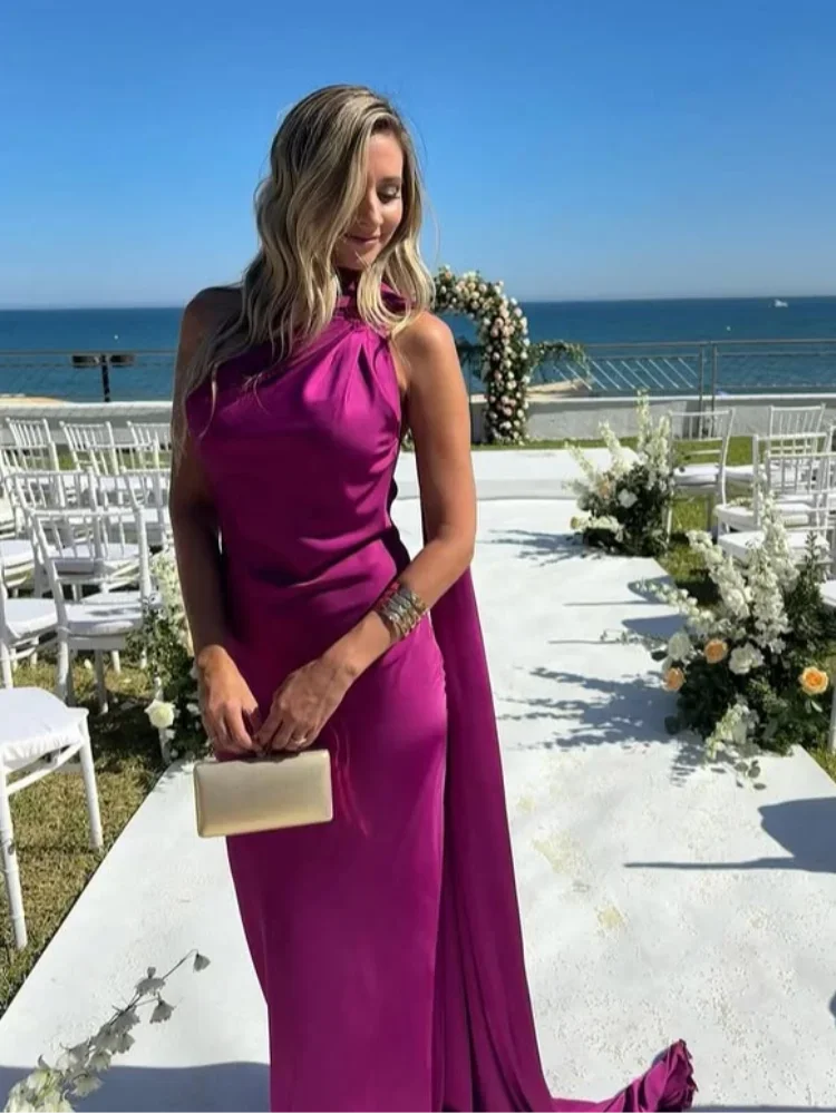 Backless Lace-Up Maxi Dress | Ribbon Sleeveless Evening Gown - Femstylo