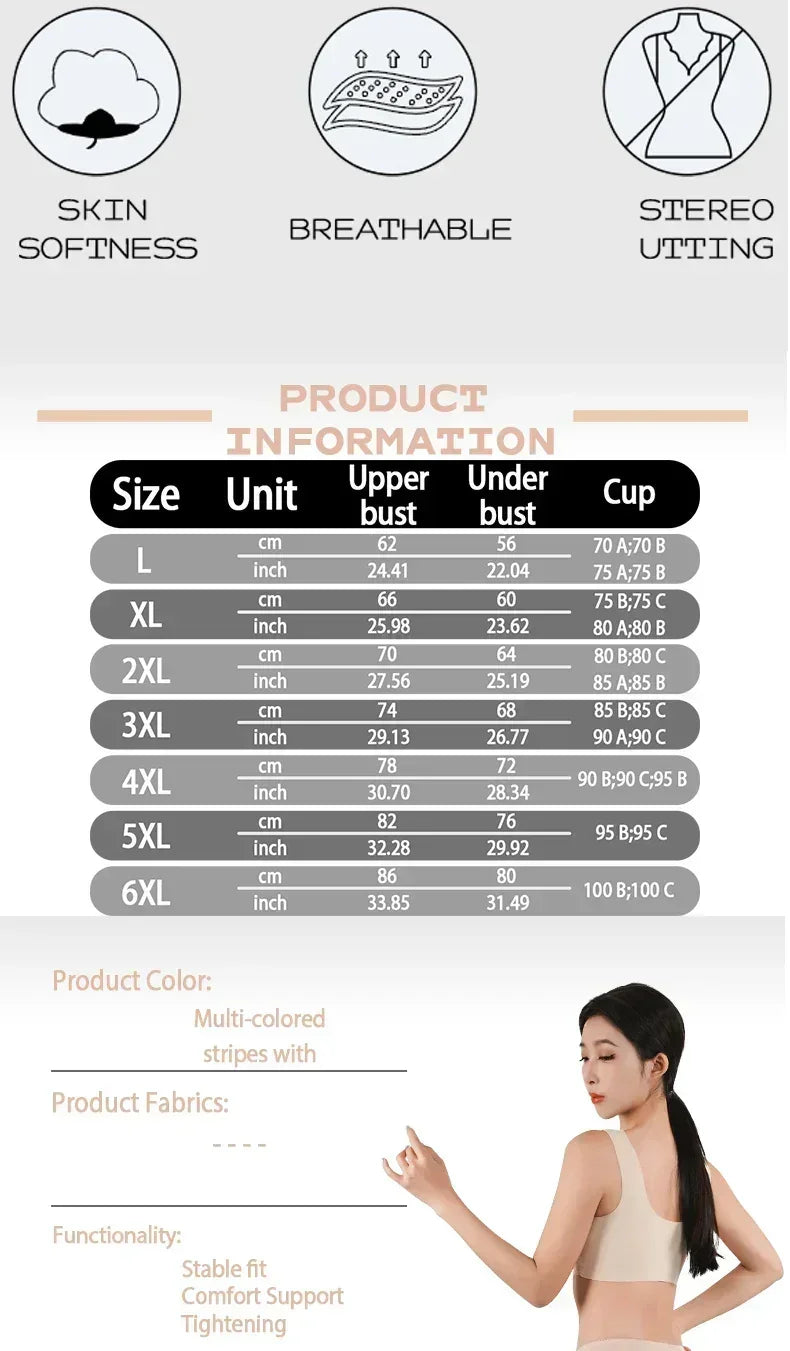 1pc Womens Ice Silk Minimizer Bras Large Size Underwear Seamless Lingerie Push Up Sport Thin Cup Sexy Mesh Yarn Bra for Women