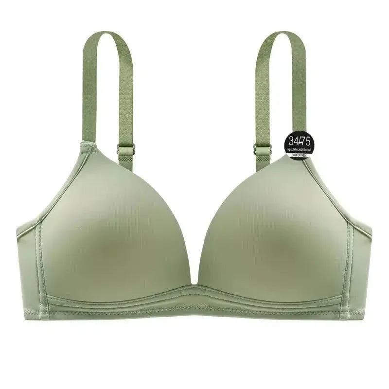 Seamless Bras Women Underwear Sexy Lingerie Fashion Brassiere Top Candy Color Adjustable Bra Female Push Up Bralette