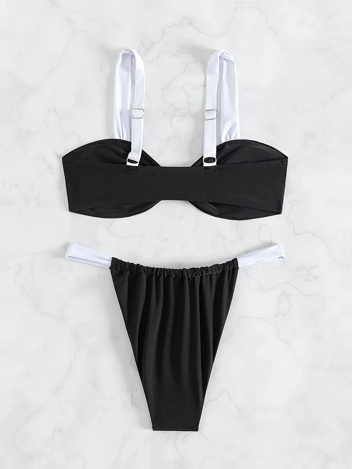 ZTVitality Sexy Patchwork Push Up Bikini Set 2025 New Arrival Biquini Padded Swimsuit Women Swimwear Summer Beachwear Brazilian