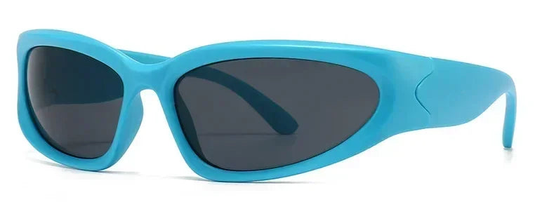 Unique Y2K Designer Luxury Sunglasses Women Rectangle Big Frame Sun Glasses For Men Outdoor UV Protection Classic 2000S Black Sh