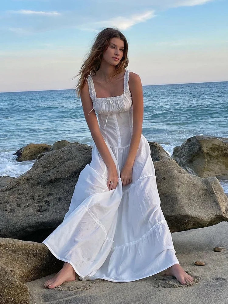 Bowknot White Summer Women&