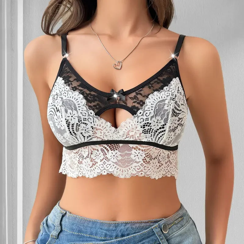 1pcs Sexy Lace Floral Women&