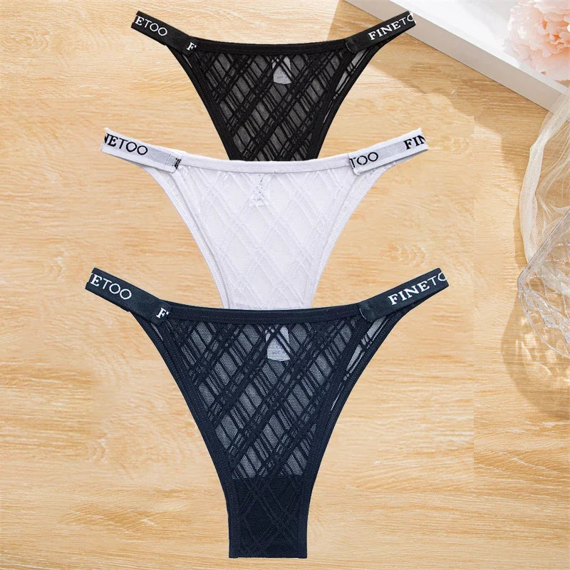 Premium Cotton Briefs for Women – Seamless Low-Rise Panties (3-Piece Set)