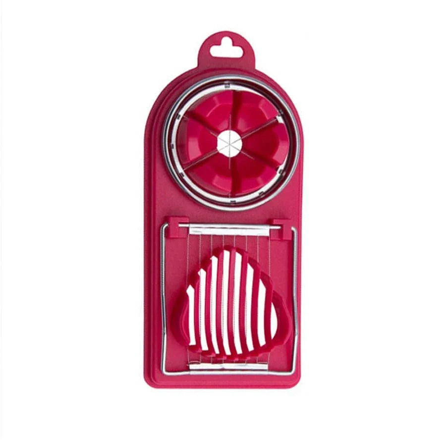 Multifunctional PP Base egg cutter 2-in-1 stainless steel wire pull egg cutter for hanging high-quality kitchen accessory tools