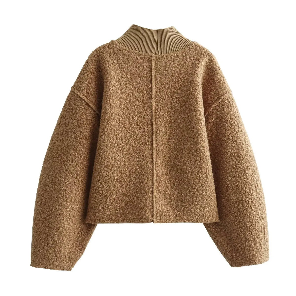 Foridol Turtleneck Fluffy Hoodie for Women Autumn Casual Loose Pullovers Female Basic Fashion Winter Women&