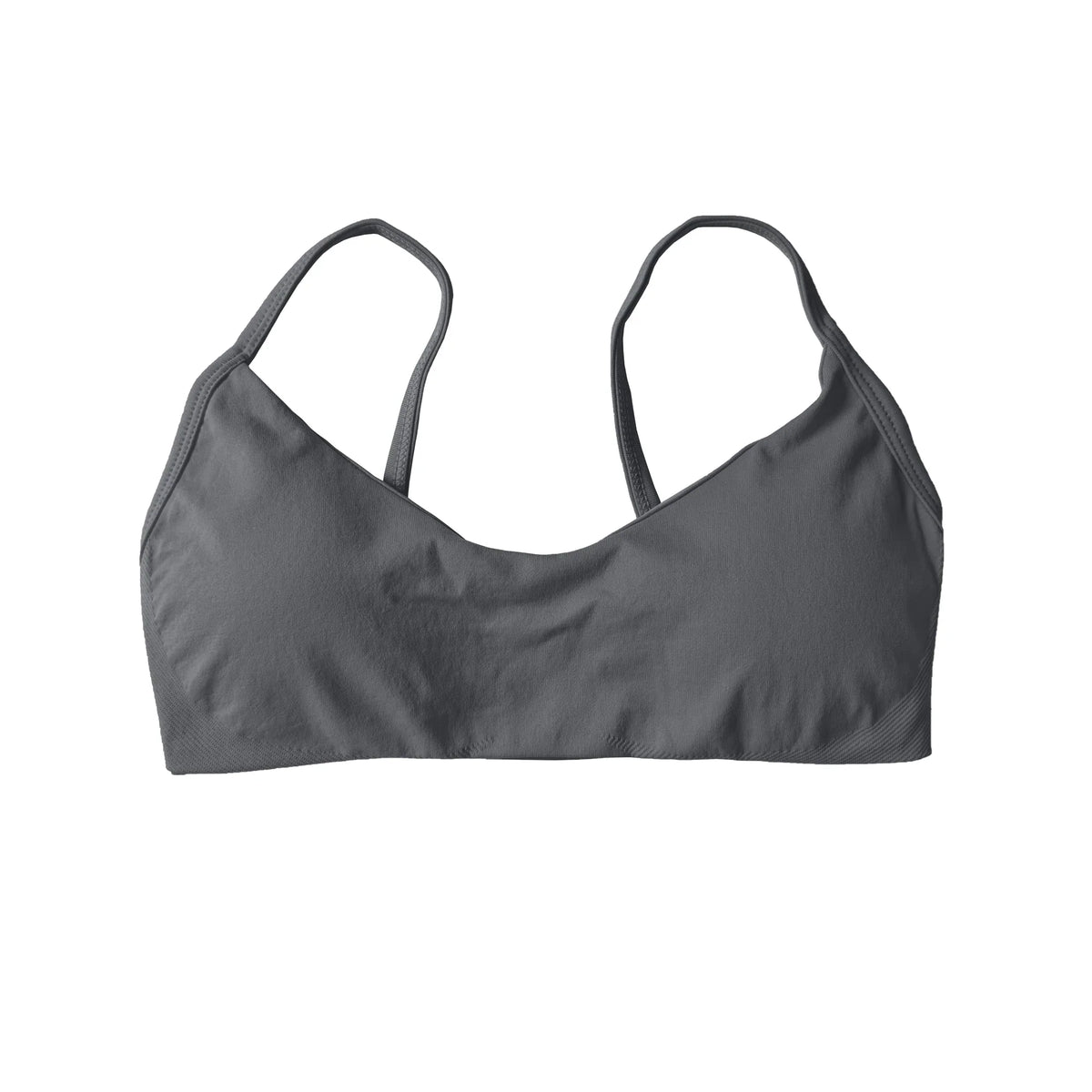 NCLAGEN Scoop Neck Bra High Support Thin Strap Seamless Pilates Yoga Underwear Push-up Gym Clothes Workout Running Fitness Top