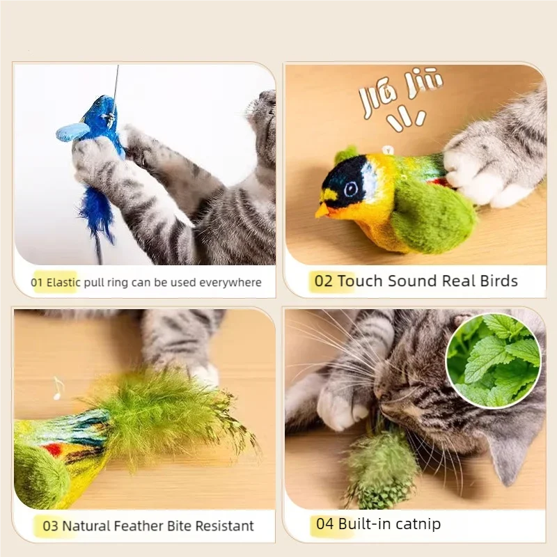Simulation Bird Cat Toys