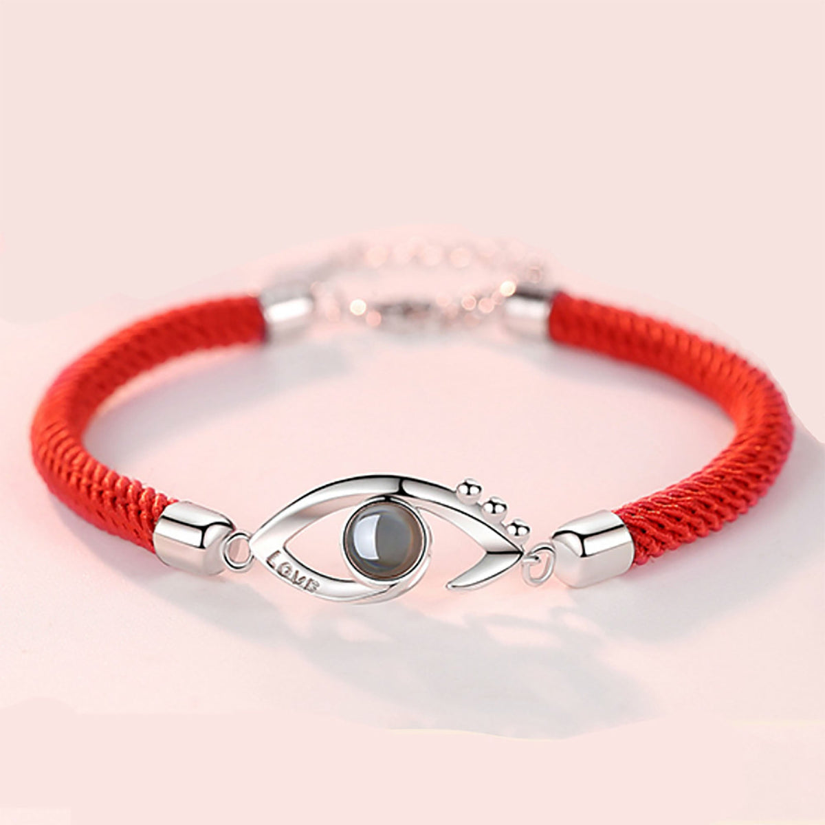Customizable Photo EyesCircle Projection Bracelets Personalized Couple Memorial Jewelr