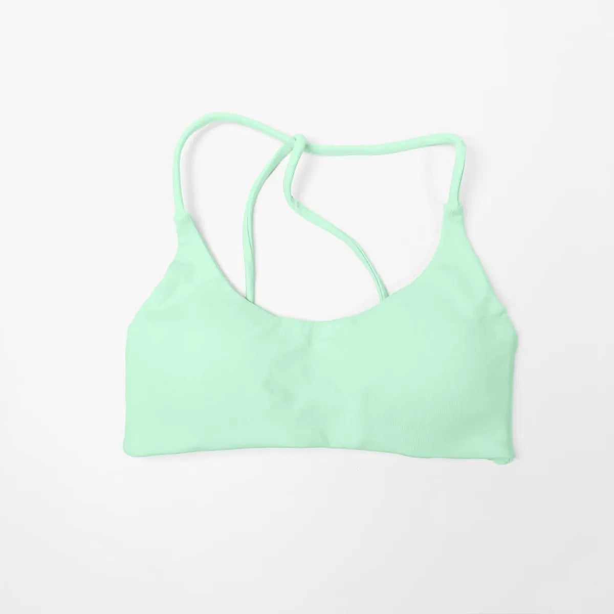 NCLAGEN Twist Back Bra High Support Sports Top Women Gym Wear Workout Push-up Seamless Yoga Underwear Fitness Running