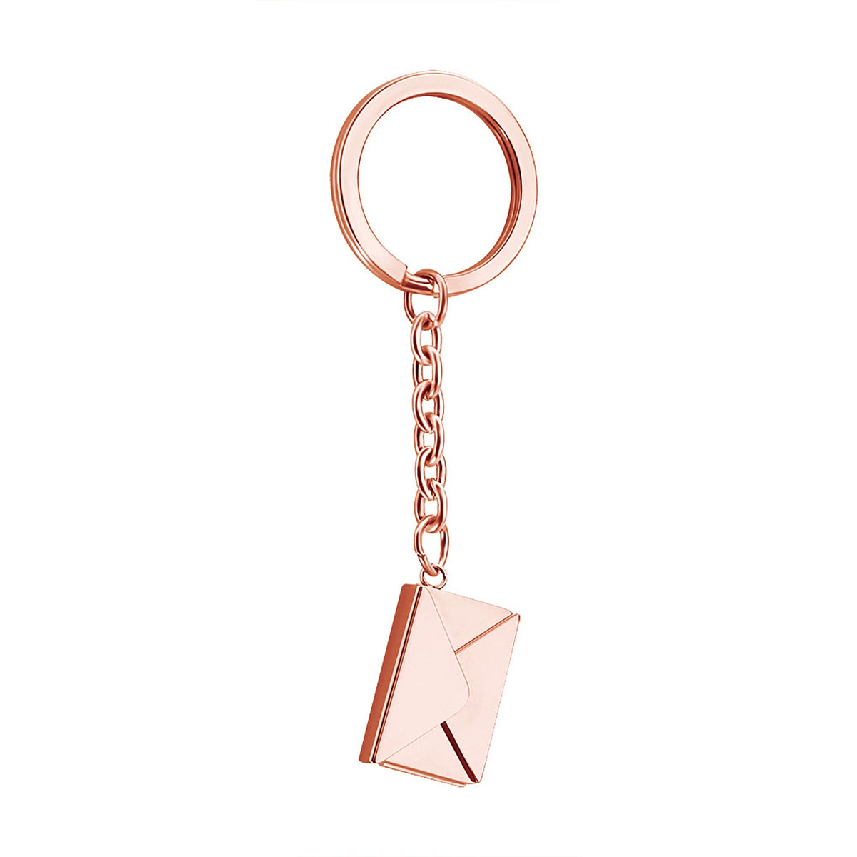 Customizable name envelope keychain For Men Women Car Key Holder