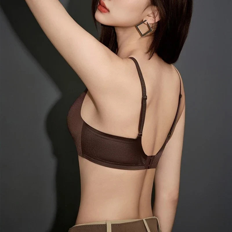 2026 Seamless Bras for Women Push Up Bras No Wire Brassiere A B Cup Underwear Sexy Bralette Three Quarters(3/4 Cup) Lingerie
