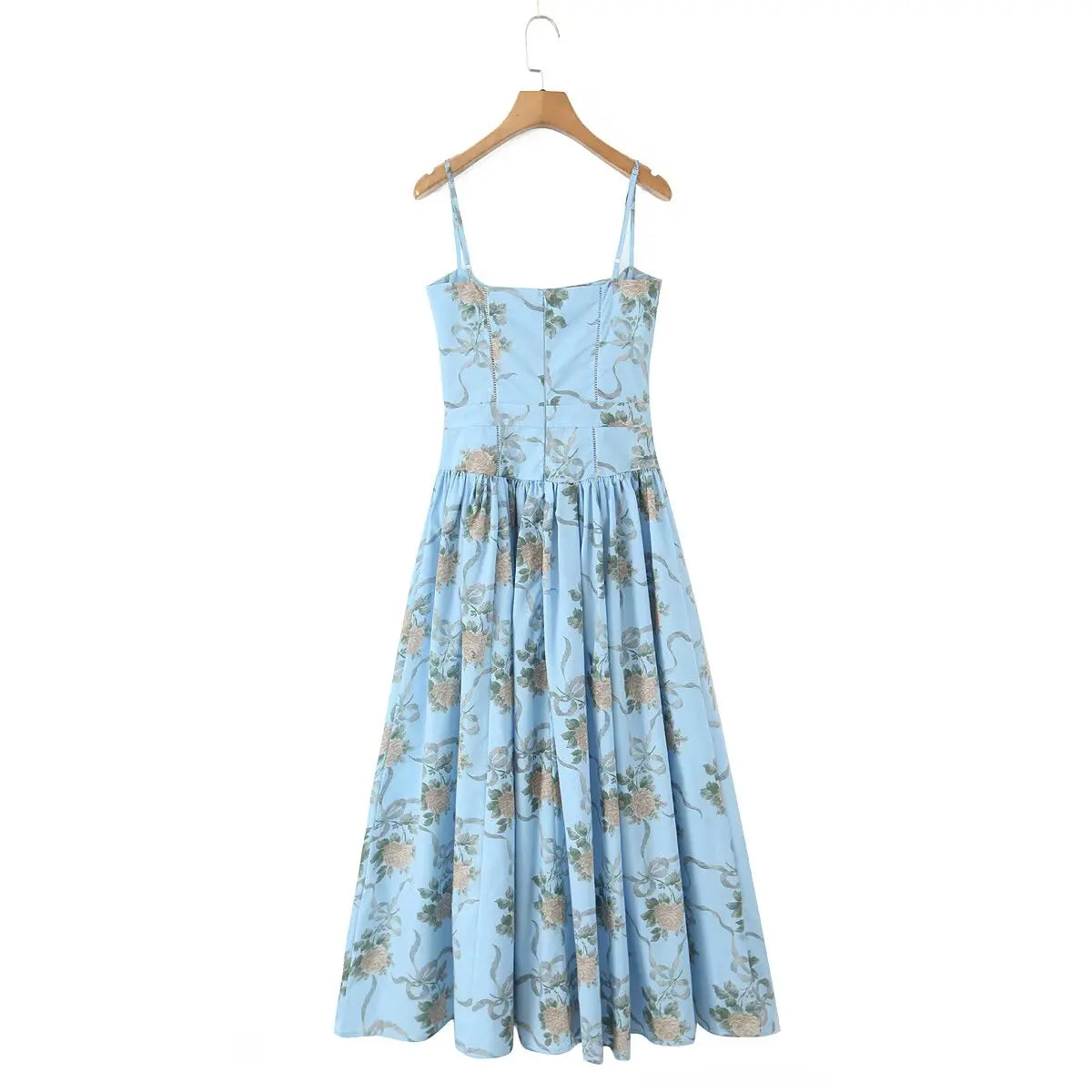 Summer Spring Floral Printed Women&