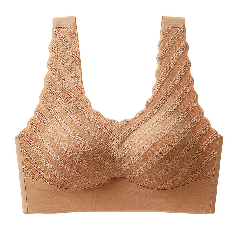 Women Wireless Bras Sports Tank Bra Sexy Lingerie Female Crop Top Soft Padded Wide Straps Brassiere Plus Size Intimates M-3XL