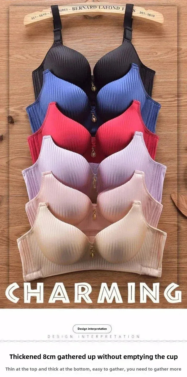 Wireless Push-Up Bra – 8cm Thick Padding for Extreme Lift | Femstylo