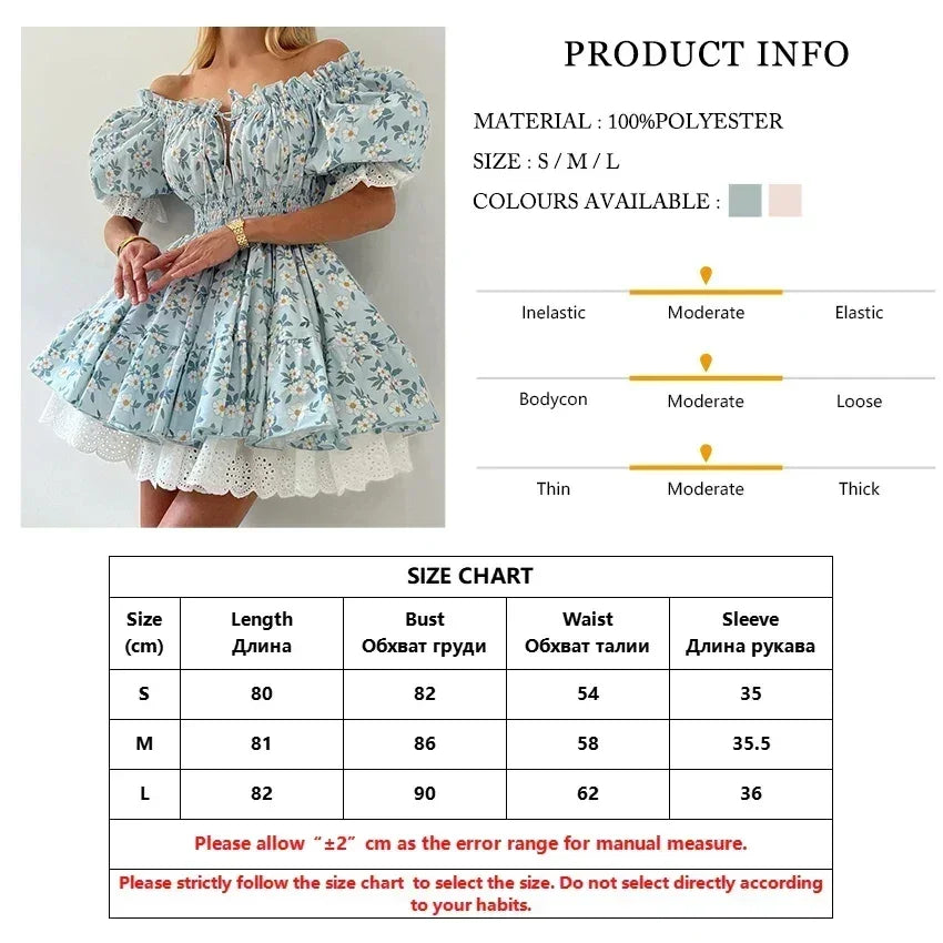 Clacive Summer Slim Print Women&