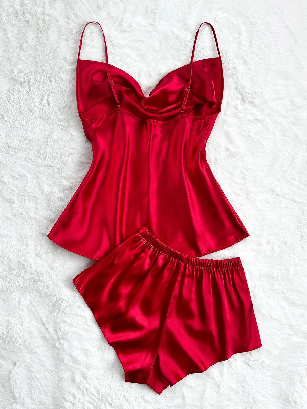 Solid Two Piece Women&