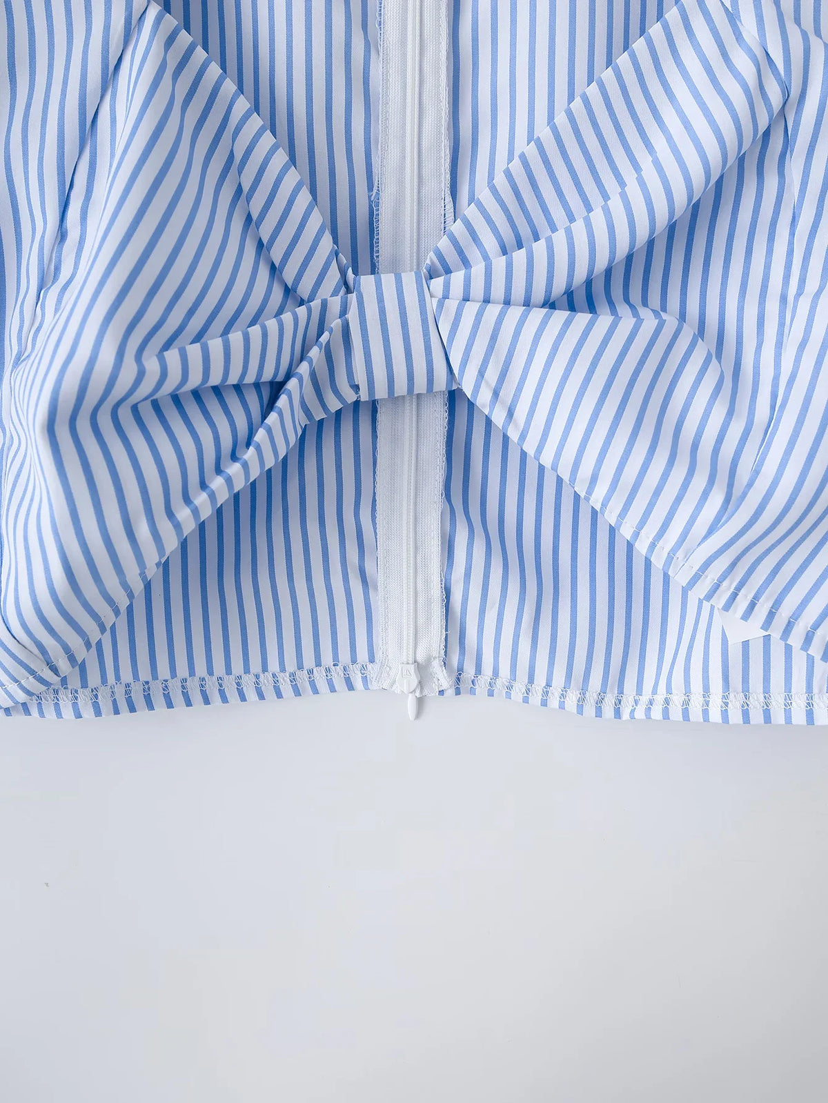 Foridol Striped Women Summer New in Matching Sets Top+skirt Two Piece Set Outfits 2025 Light Blue Beach Casual Elegant Suit