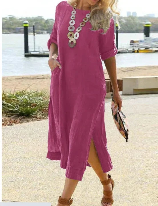 Spring Cotton Linen Oversize Women&