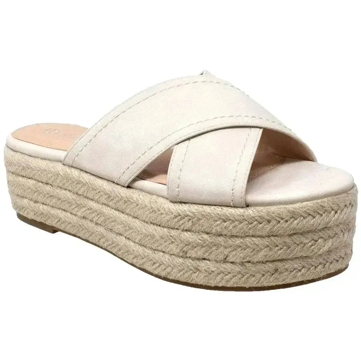 Flatform Espadrille Wedge Sandal