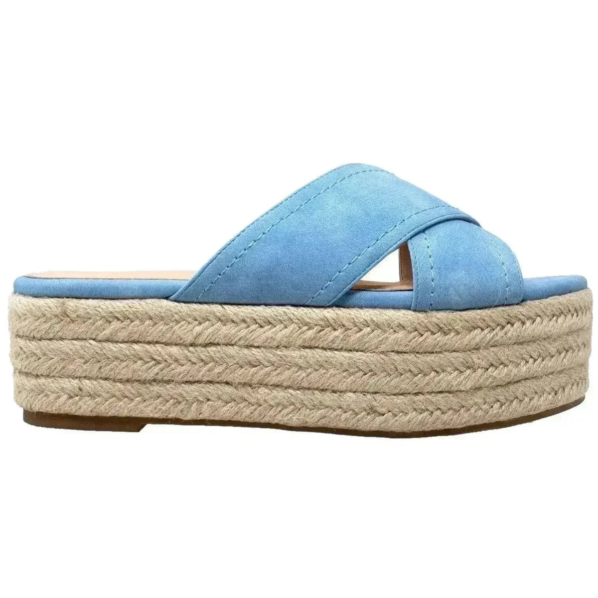 Flatform Espadrille Wedge Sandal