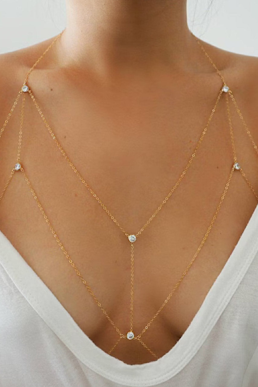Draped Bust Body Chain