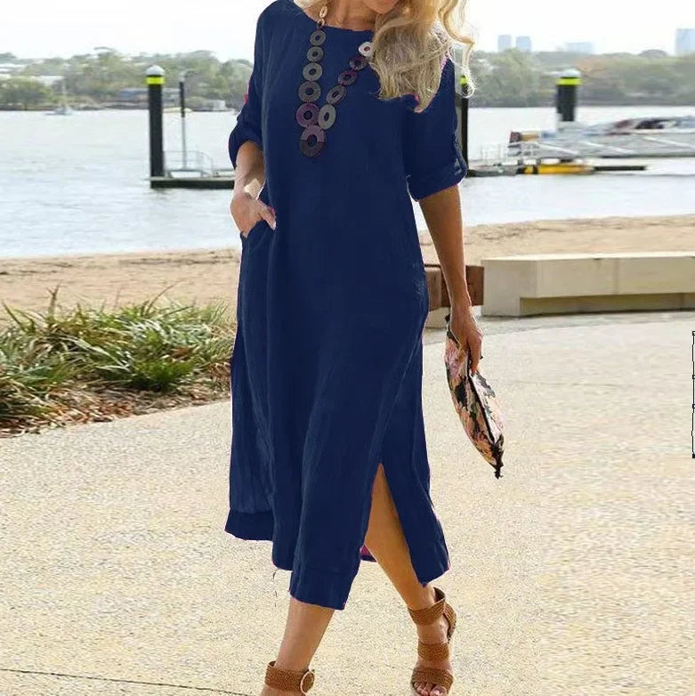 Spring Cotton Linen Oversize Women&