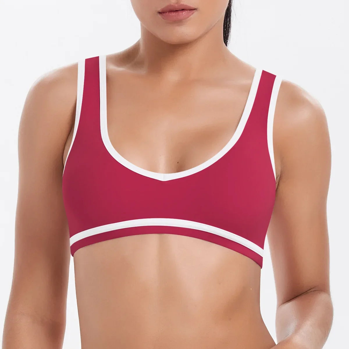 Sports Bra Women Clothes Seamless Gym Crop Top High Support Push up Open Back Activewear Fitness Yoga Bra Workout Underwear