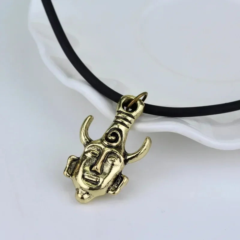Hot Movie Supernatural Dean Leather Rope Coppery Pendant Necklace for Women Men Winchester Jensen Jewelry Ackles Amulet Vintage