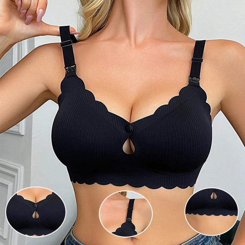 1Pcs S-XL Seamless Nursing Bra Women&