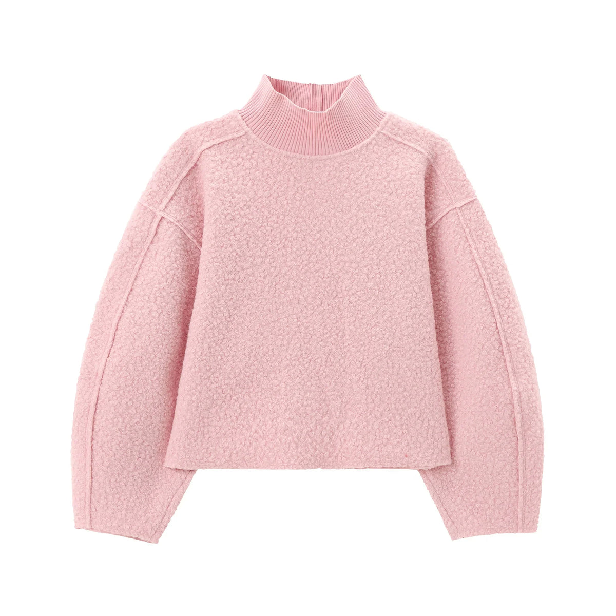 Foridol Turtleneck Fluffy Hoodie for Women Autumn Casual Loose Pullovers Female Basic Fashion Winter Women&