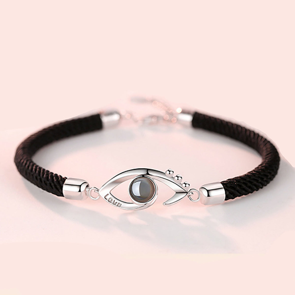 Customizable Photo EyesCircle Projection Bracelets Personalized Couple Memorial Jewelr