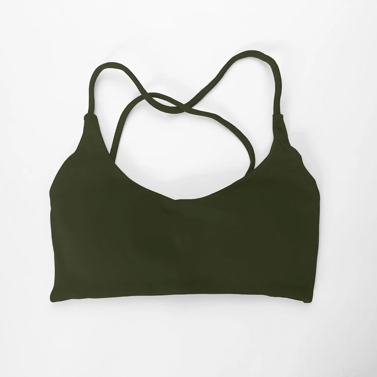 NCLAGEN Twist Back Bra High Support Sports Top Women Gym Wear Workout Push-up Seamless Yoga Underwear Fitness Running