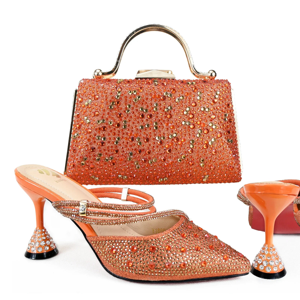 Doershow Italian Shoe and Bag Set New 2024 Women Shoes and Bag Set In Italy pink Italian Shoes with Matching Bag set HGH1-19