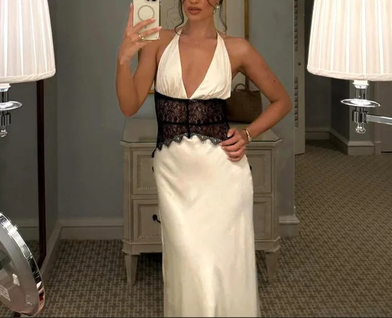 Summer Backless Sexy Long Dresses Women&
