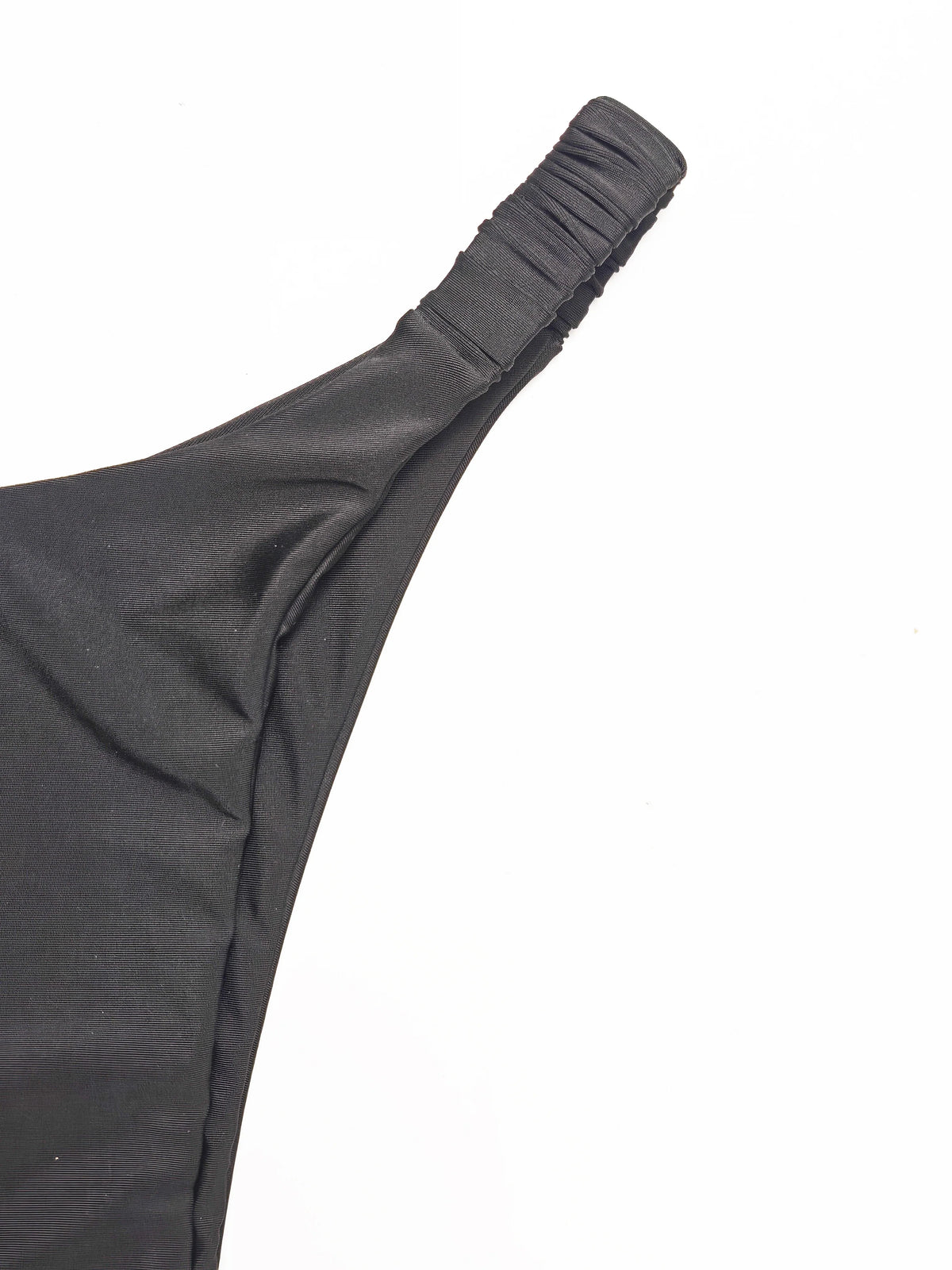 New pleated hard cup sexy bikini solid color swimsuit women&