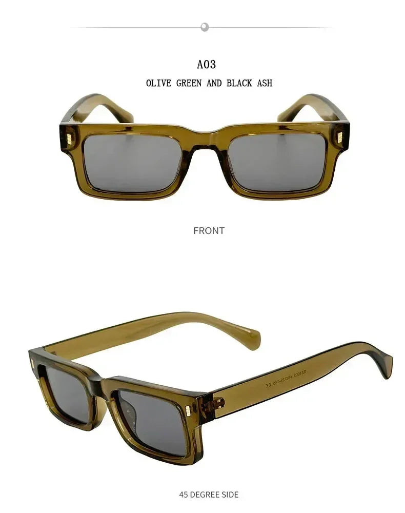 Fashion Sunglasses For Men Vintage Glasses Retro Square Sunglasses Women Trendy And Fashionable Gafas De Sol Hombre Zonnebril