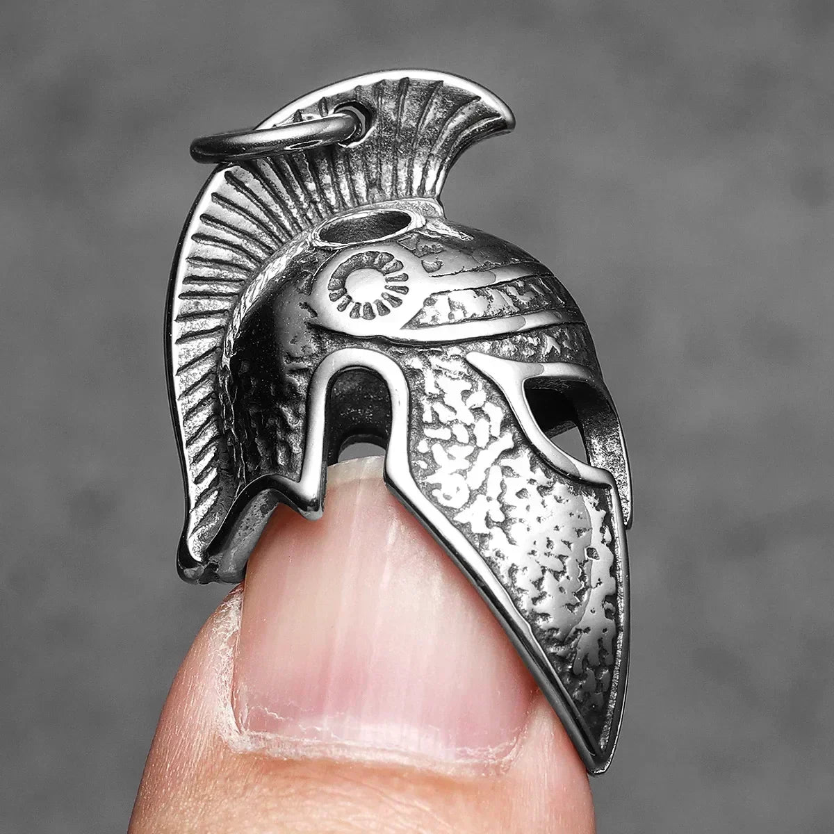 Spartan Roman Helmet Men Necklaces With Pendant Stainless Steel Jewelry For Male Women Punk HipHop Accessories Gifts Wholesale